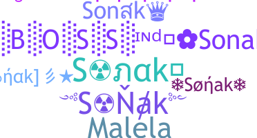Nickname - Sonak