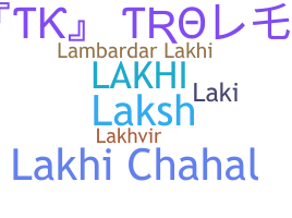 Nickname - Lakhi