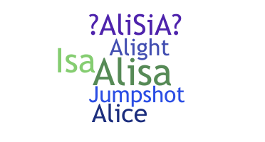Nickname - Alisia