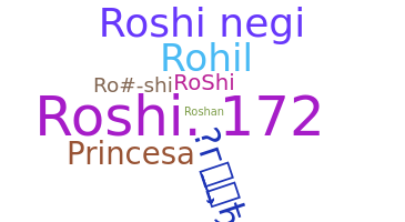 Nickname - Roshi