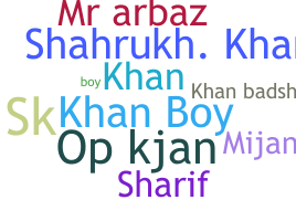 Nickname - Khanboy