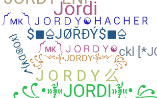 Nickname - Jordy