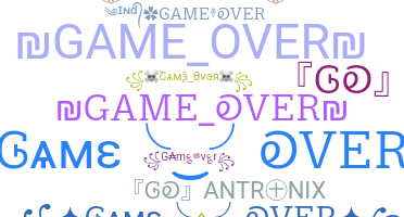 Nickname - GameOver