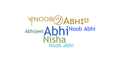 Nickname - Noobabhi