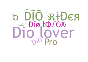 Nickname - Diolover