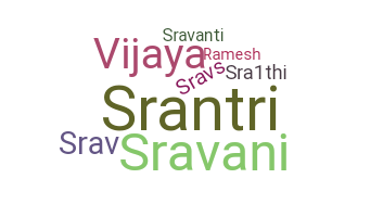 Nickname - Sravanthi