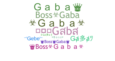Nickname - Gaba