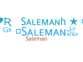 Nickname - saleman