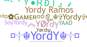 Nickname - Yordy