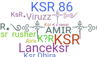 Nickname - KsR