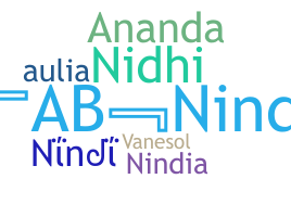 Nickname - Nindi