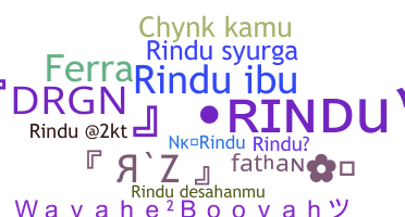 Nickname - Rindu