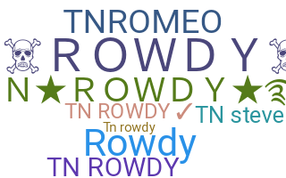 Tnrowdy Nicknames And Name For Tnrowdy