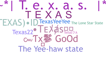 Nickname - Texas