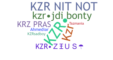 Nickname - kzr
