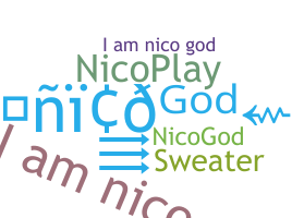 Nickname - NicoGOD