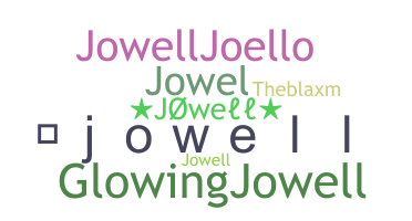 Nickname - jowell