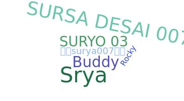 Nickname - Surya007