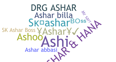 Nickname - Ashar
