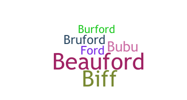 Nickname - Buford