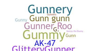 Nickname - Gunner