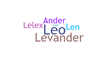 Nickname - Leander
