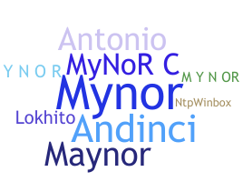 Nickname - Mynor