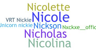 Nickname - Nickie