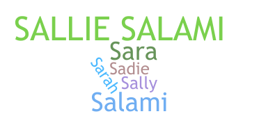 Nickname - Sallie