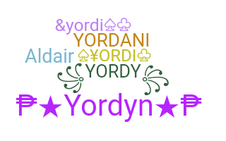 Nickname - Yordi