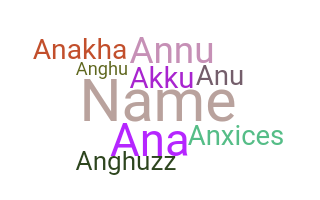 Nickname - Anagha