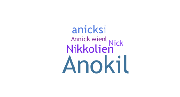 Nickname - Annick