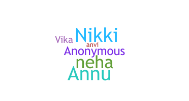 Nickname - Anvika