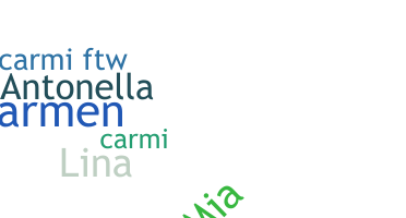 Nickname - Carmelina