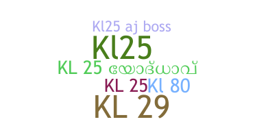 Nickname - KL25