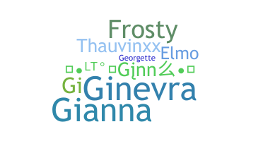 Nickname - Ginna