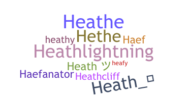 Nickname - Heath