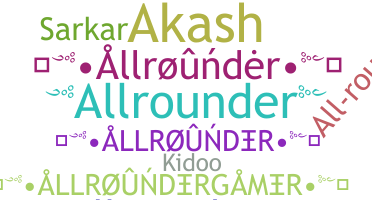 Nickname - allrounder