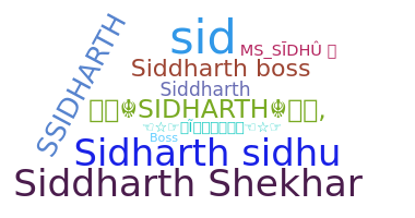 Nickname - Sidharth