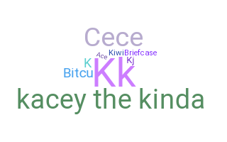 Nickname - Kacey