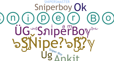Nickname - SniperBoy