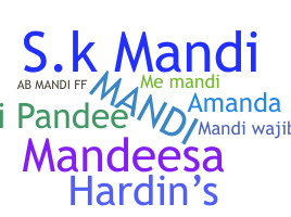 Nickname - Mandi