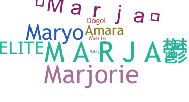 Nickname - Marja