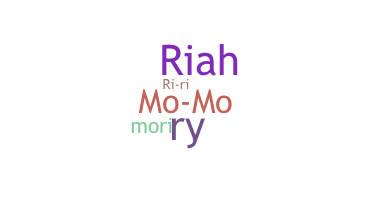 Nickname - Moriah