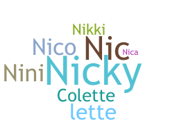 Nickname - Nicolette