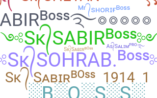 Nickname - SK.SABIR.BOSS
