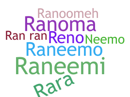 Nickname - Raneem