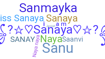 Nickname - Sanaya