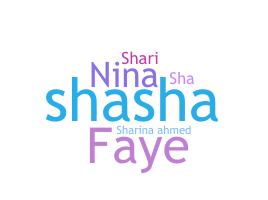 Nickname - Sharina