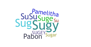 Nickname - Sugey